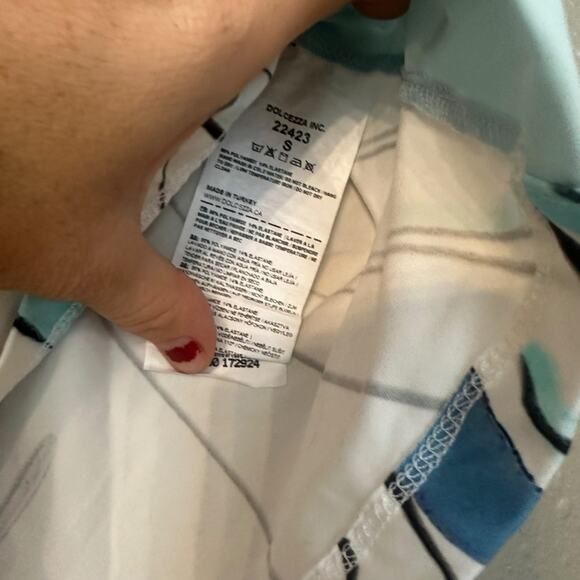 Dolcezza golf club sleeveless collared shirt size small - Picture 3 of 8